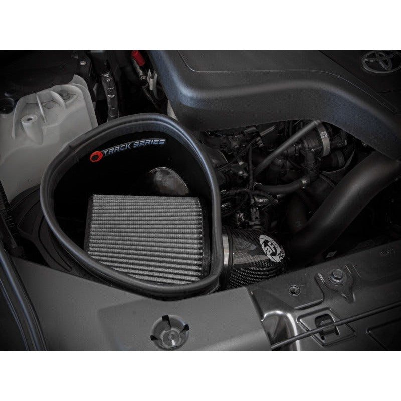 aFe Track Series Carbon Fiber Cold Air Intake System w/ Pro DRY S Filter - 19-22 BMW Z4 30i 2.0L