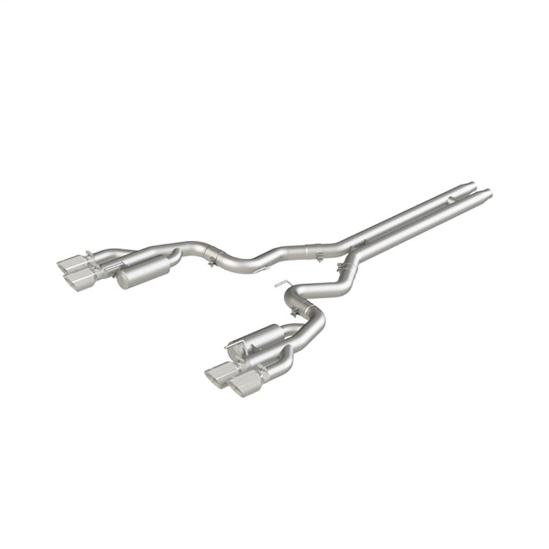 MBRP 18-19 Ford Mustang GT 5.0 3in Cat Back Quad Tip Race Version - AL - T1 Motorsports