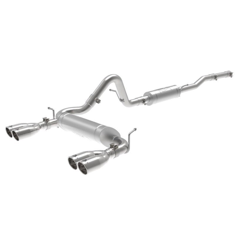 aFe Vulcan Series 2.5in 304SS Cat-Back Exhaust 07-18 Jeep Wrangler (JK) V6-3.6/3.8L w/ Polished Tips