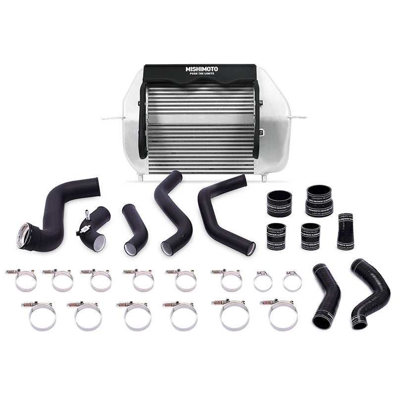 Mishimoto 2011-2014 Ford F-150 EcoBoost Silver Intercooler w/ Black Pipes - T1 Motorsports