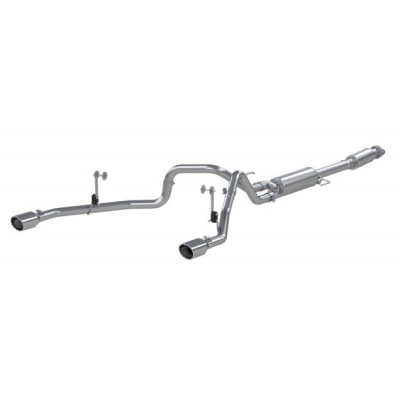MBRP 2021+ F-150 2.7L/ 3.5L Ecoboost, 5.0L 3in Cat Back 2.5in Dual Split Rear - Aluminized Steel - T1 Motorsports