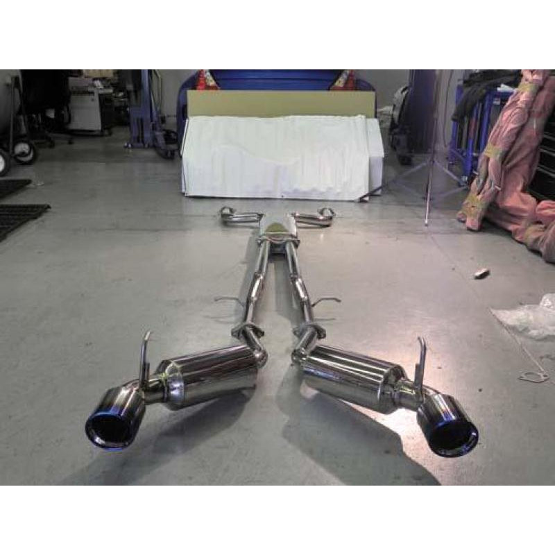 Injen 09-20 Nissan 370Z Dual 60mm SS Cat-Back Exhaust w/ Built In Resonated X-Pipe - T1 Motorsports