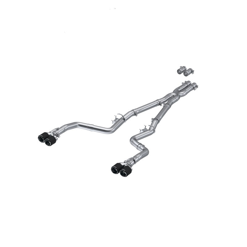 MBRP 15-Up Challenger 5.7 / 17-Up 6.2L/6.4L 3in Race Series Cat-Back w/ Quad Tips T304 Exhaust - T1 Motorsports
