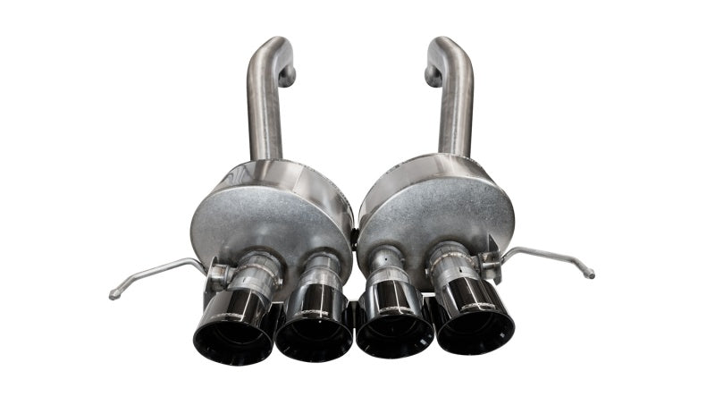 Corsa 2.75in Xtreme Axle-Back w/ Factory NPP & Quad Black Tips - 2015-2019 Chevrolet Corvette C7 Z06 6.2L