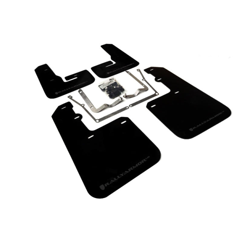 Rally Armor 15-18 VW Jetta Black UR Mud Flap w/ Grey Logo - T1 Motorsports
