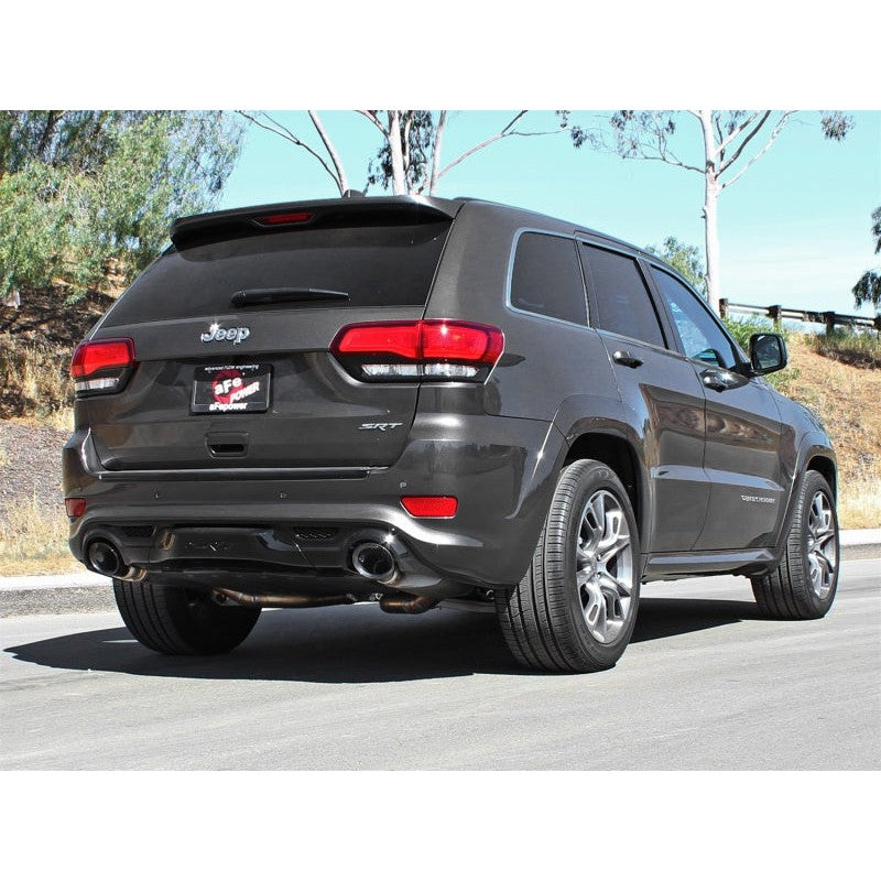 aFe MACHForce XP Cat-Back Exhaust Stainless No Tips 12-15 Jeep Grand Cherokee SRT/SRT-8 V8 Hemi 6.4L