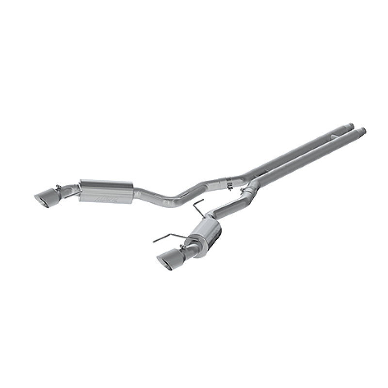 MBRP 15 Ford Mustang GT 5.0 3in Cat Back Dual Split Rear Street Version 4.5in Tips - T409 - T1 Motorsports