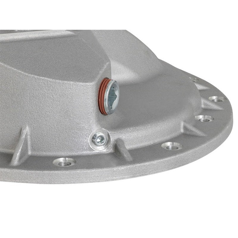 afe Front Differential Cover (Raw; Street Series); Dodge Diesel Trucks 03-12 L6-5.9/6.7L (td)