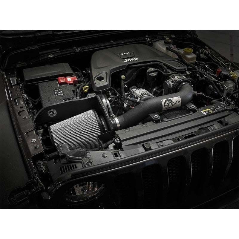 aFe Magnum FORCE Stage-2 XP Pro DRY S Cold Air Intake System 2018+ Jeep Wrangler (JL) V6 3.6L