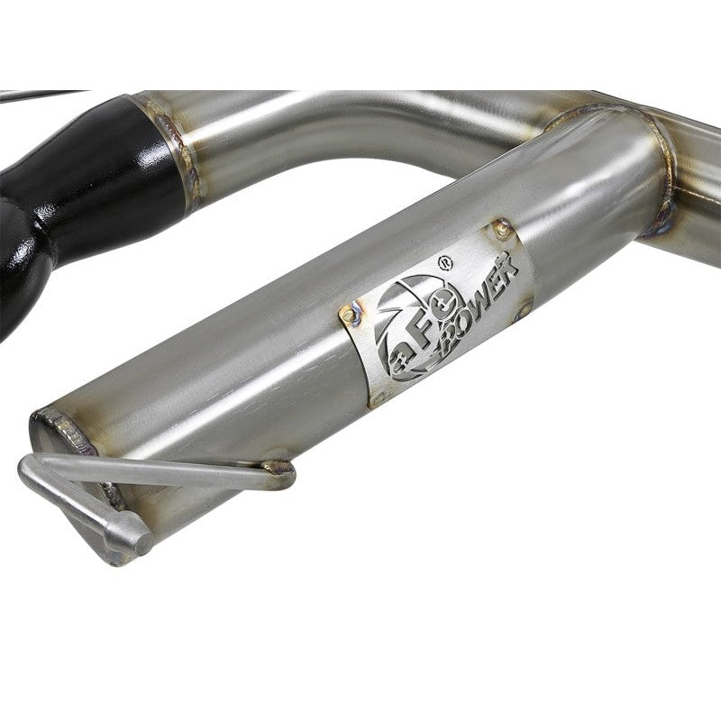 aFe MACHForce XP 08-13 BMW 135i L6-2.0L N54/N55 3in. 304 SS Axle-Back Exhaust w/Black Tips
