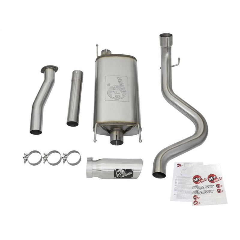 aFe MACHForce XP Cat-Back SS Exhaust w/ Polished Tips 16 Toyota Tacoma V6-3.5L