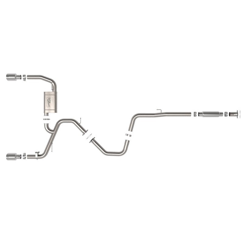 aFe Takeda 22-23 Hyundai Elantra N L4-2.0L (t) 3in 304 SS Cat-Back Exhaust w/ Polished Tips