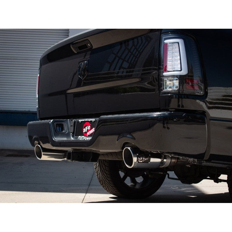 aFe Hemi Gemini XV 3in 304 SS Cat-Back Exhaust w/ Polished Tips - 09-18 Dodge Ram 1500