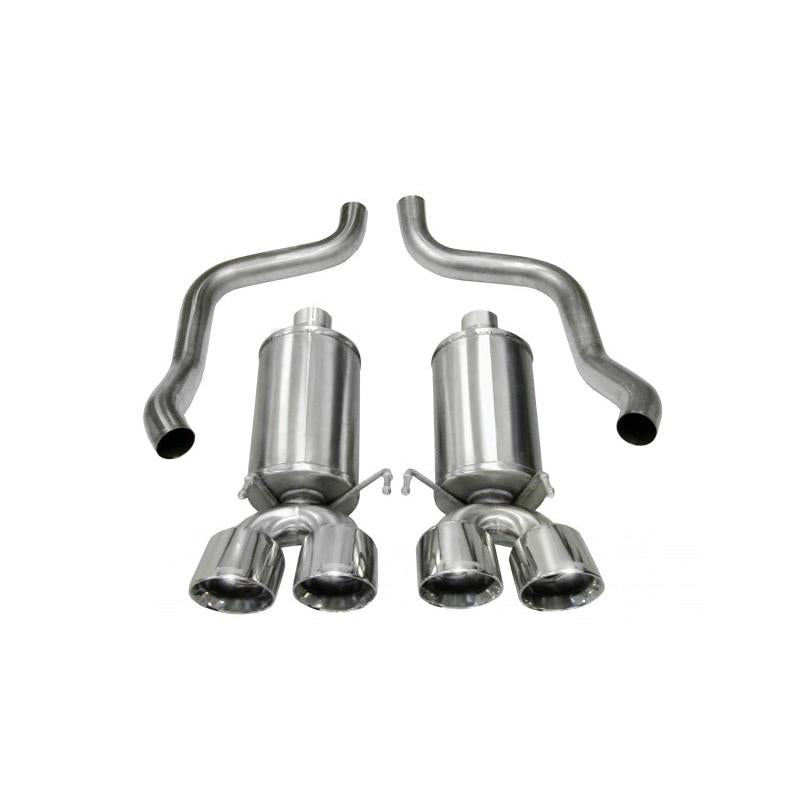 Corsa Xtreme Axle-Back Exhaust w/Dual Polished 3.5in Tips - 2009-2013 Chevrolet Corvette C6 6.2L V8