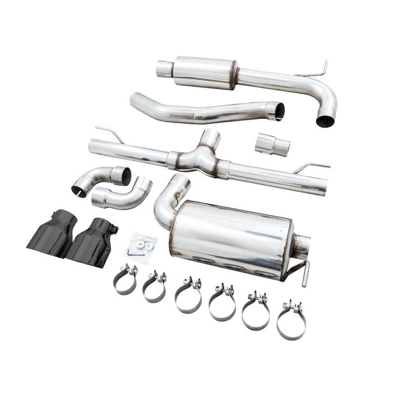 AWE 2022+ Volkswagen GTI MK8 Touring Edition Exhaust - Diamond Black Tips
