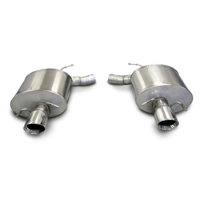 Corsa 09-13 Cadillac CTS Sedan V 6.2L V8 Polished Sport Axle-Back Exhaust - T1 Motorsports