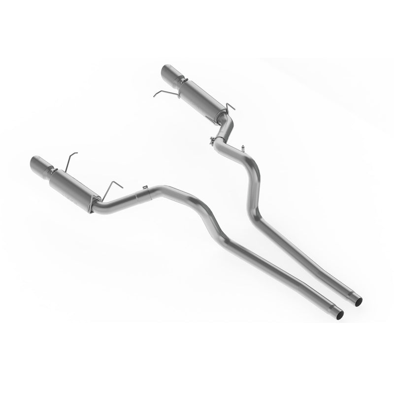 MBRP 11-14 Ford Mustang GT 5.0L Dual Split Rear Race Version AL 3in Cat Back Exhaust System - T1 Motorsports