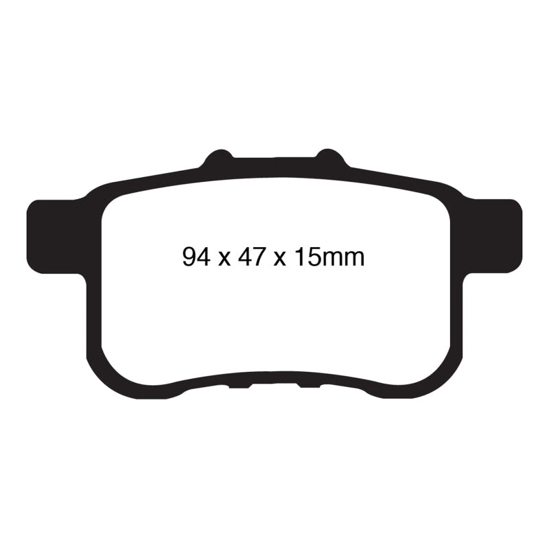 EBC Redstuff Brake Pads -  09-14 Acura TSX 2.4 - Rear Brake Pads