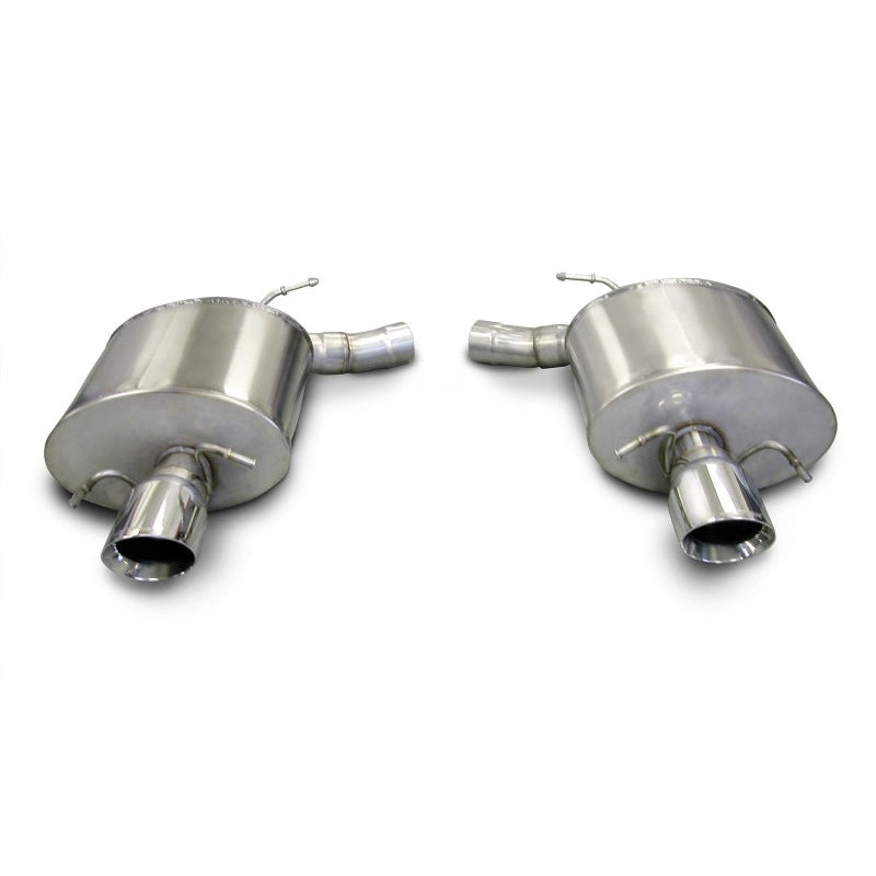 Corsa 09-13 Cadillac CTS Sedan V 6.2L V8 Polished Sport Axle-Back Exhaust - T1 Motorsports