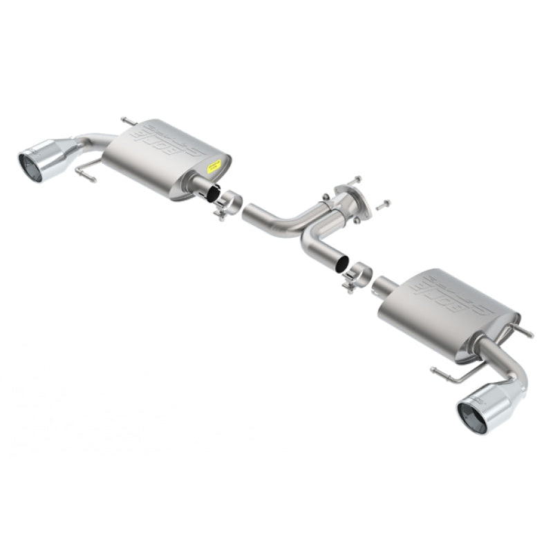 Borla 14-16 Mazda 3 2.0/2.5L AT/MT FWD S-Type Cat-Back Exhaust Single Split Rear Exit - T1 Motorsports