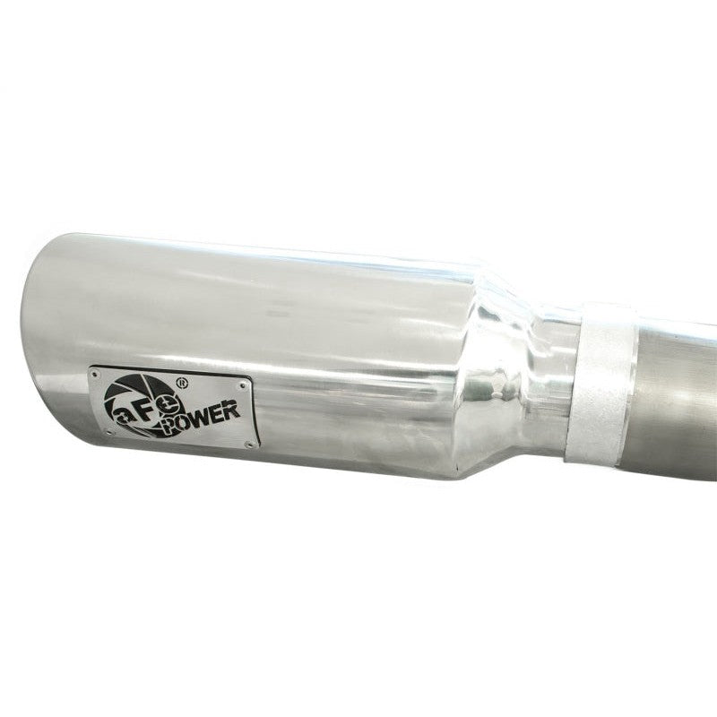 aFe MACHForce XP DPF-Back Exhaust 3in SS w/ 5in Polished Tips 2014 Dodge Ram 1500 V6 3.0L EcoDiesel