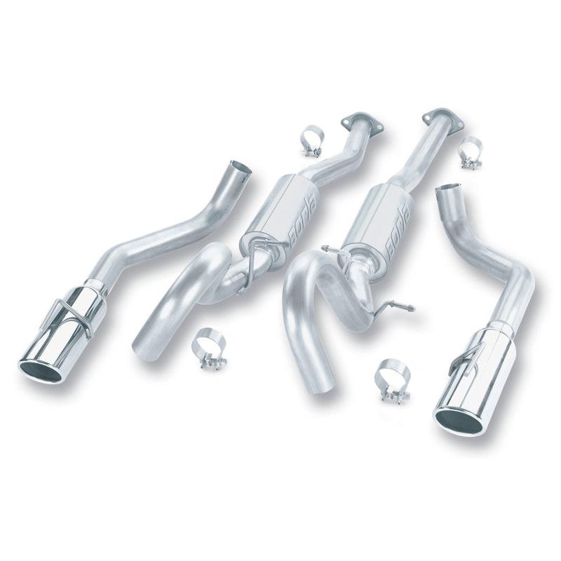 Borla S-Type Catback Exhaust - 1999-2004 Ford Mustang 4.6L V8