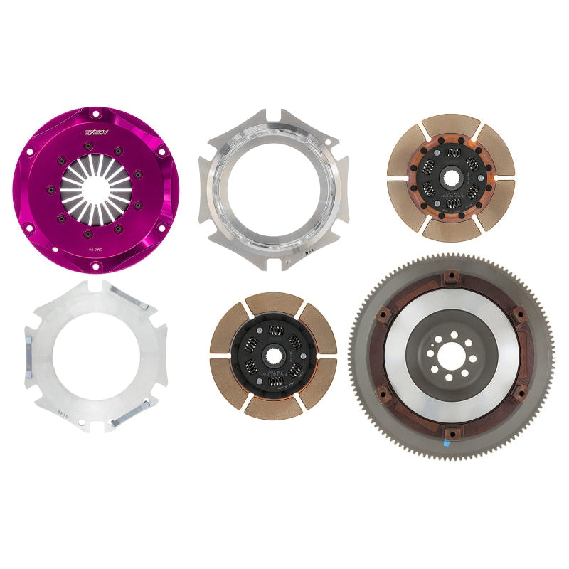 Exedy 2003-2007 Infiniti G35 V6 Hyper Twin Cerametallic Clutch Sprung Center Disc Push Type Cover - T1 Motorsports