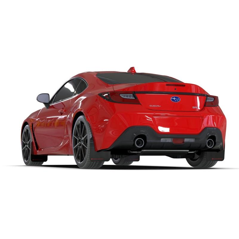 Rally Armor 2022+ Subaru BRZ / 2022+ Toyota GR86 Black UR Mud Flap w/ Dark Grey Logo