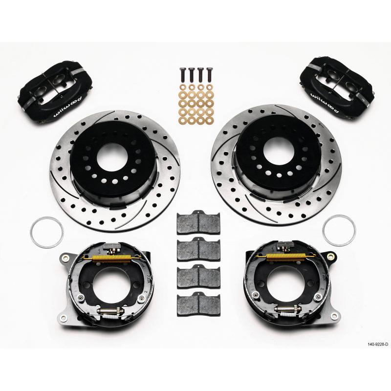 Wilwood Forged Dynalite P/S Park Brake Kit Drilled 2005-2014 Mustang - T1 Motorsports