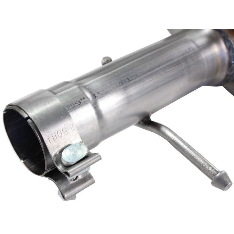 aFe MACHForce XP Exhaust Cat-Back 3in SS-409 Hi-Tuck inRBin 12-14 Jeep Wrangler Unlimited V6 4Dr