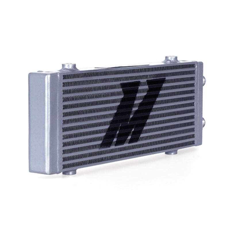 Mishimoto Universal Medium Bar and Plate Dual Pass Silver Oil Cooler - T1 Motorsports