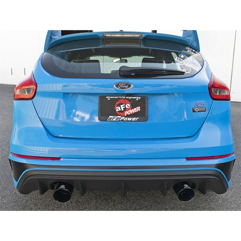 aFe Takeda 3in 304 SS Axle-Back Exhaust System w/ Black Tip 16-18 Ford Focus RS 2.3L (t)