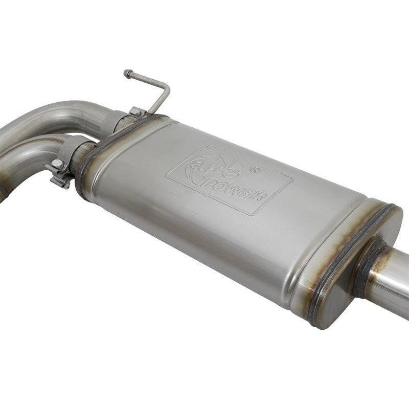 aFe Rebel Exhausts Cat-Back SS 16 Toyota Tacoma V6-3.5L w/ Black Tips - T1 Motorsports