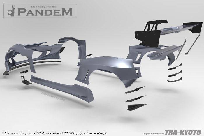 GReddy X Pandem 86 Wide Body Aero Kit Ver.3 (with no wing options) - Scion FR-S / Subaru BRZ / Toyota 86 - T1 Motorsports