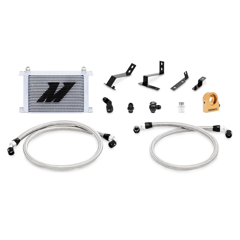 Mishimoto 2016+ Chevy Camaro Oil Cooler Kit w/ Thermostat - Silver - T1 Motorsports