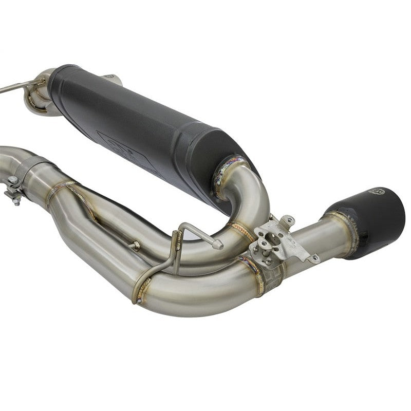 aFe MACHForce XP Exhausts Axle-Back 12-15 BMW 335i 3.0T (SS w/Black Tips)