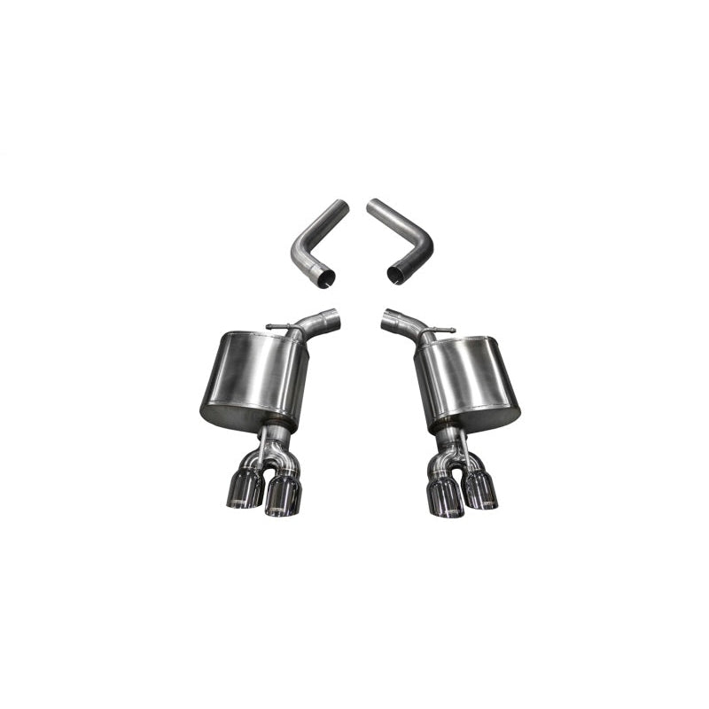 Corsa 15-19 Dodge Challenger 6.4L/17-19 Challenger 5.7 Polished Sport Axle-Back Exhaust w/3.5in Tips - T1 Motorsports