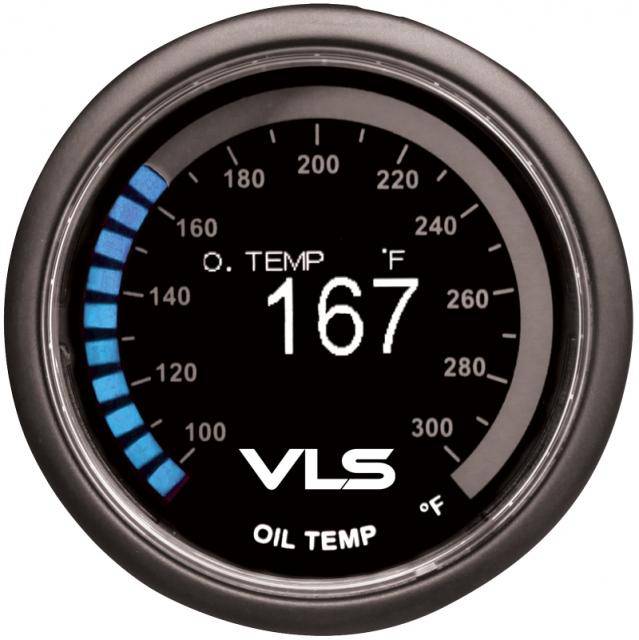 REVEL VLS Oil Temp 52mm Gauge - T1 Motorsports