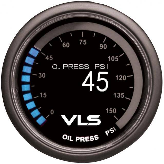 REVEL VLS Oil Pressure 52 mm Gauge - T1 Motorsports
