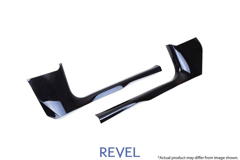 Revel GT Dry Carbon Door Sill Cover Set for 16-19 Tesla Model 3 - T1 Motorsports