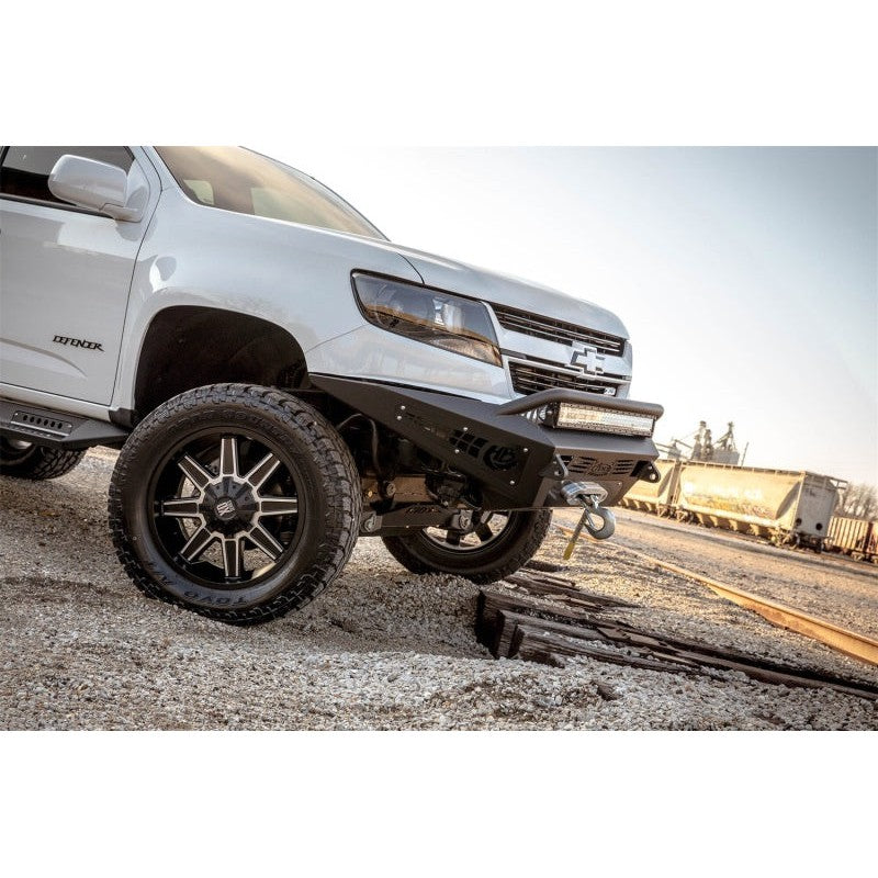 Addictive Desert Designs 15-18 Chevy Colorado HoneyBadger Front Bumper w/ Winch Mount