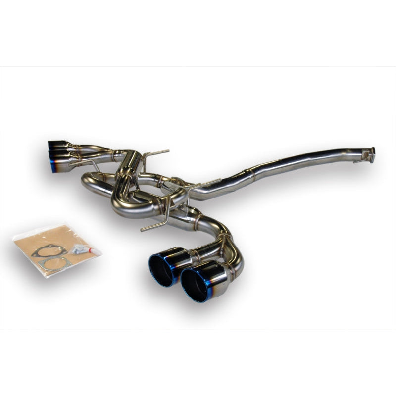 HKS Flux Welded Legamax Premium Exhaust - Nissan R35 GTR