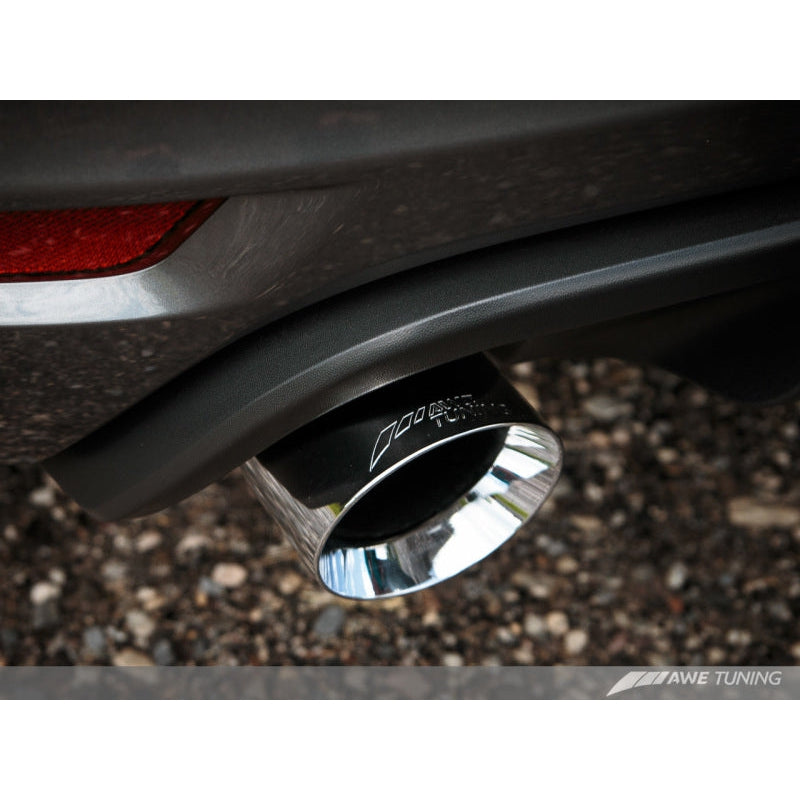 AWE Tuning Mk6 GTI Performance Catback - Chrome Silver Round Tips - T1 Motorsports