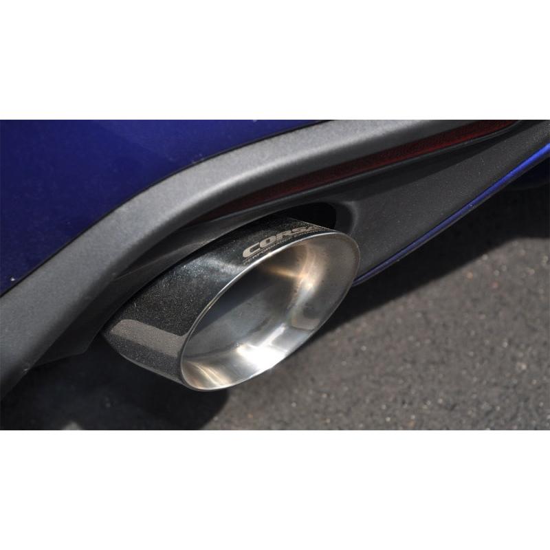 Corsa Sport 3in Cat-Back Dual Rear Exit Polished Tips - 2015-2023 Ford Mustang EcoBoost 2.3T