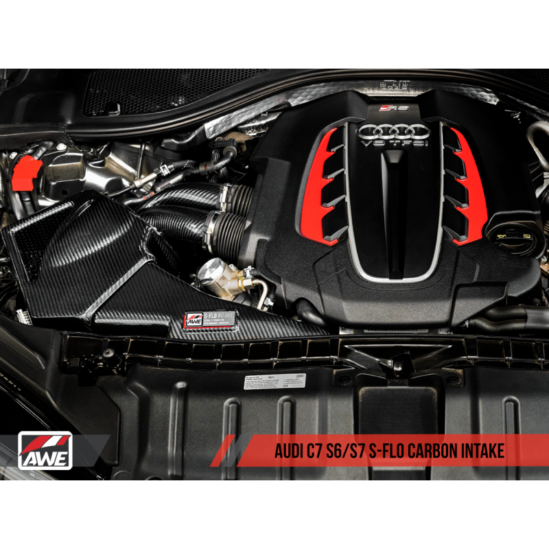 AWE Tuning Audi C7 S6 / S7 4.0T S-FLO Carbon Intake V2 - T1 Motorsports