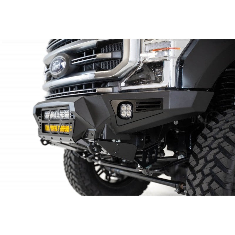 Addictive Desert Designs 17-20 Ford Super Duty Bomber Front Bumper w/ Mounts For 20in Light Bars