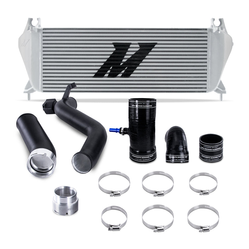 Mishimoto 19+ Ford Ranger 2.3L EcoBoost Intercooler Kit - Silver + MWBK Pipes - T1 Motorsports
