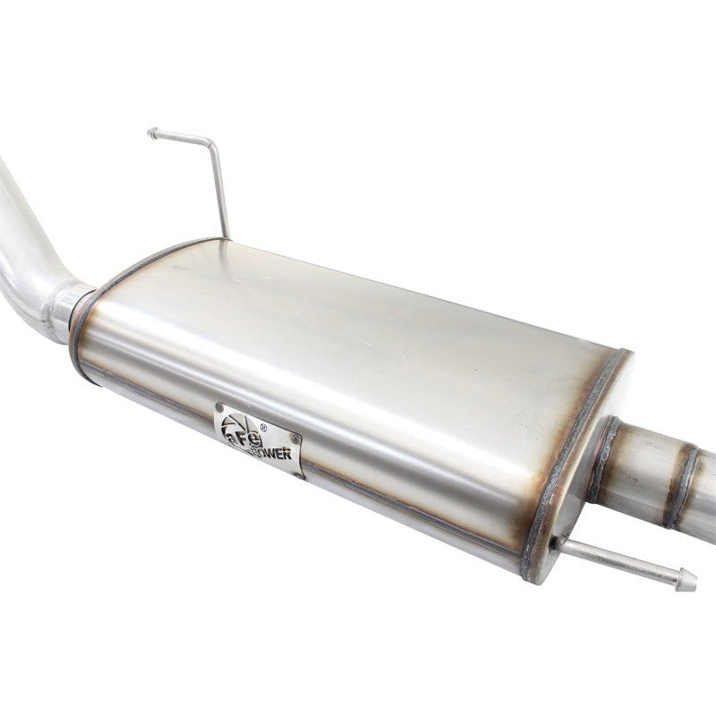 aFe MACHForce XP SS Exhaust 3in to 3.5in Cat-Back w/ Polished Tip 15 Ford F-150 EcoBoost V6 2.7/3.5L