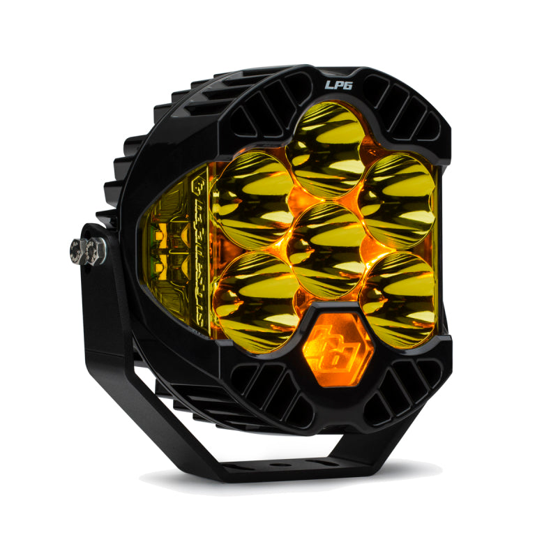 Baja Designs LP6 Pro Spot LED - Amber - T1 Motorsports