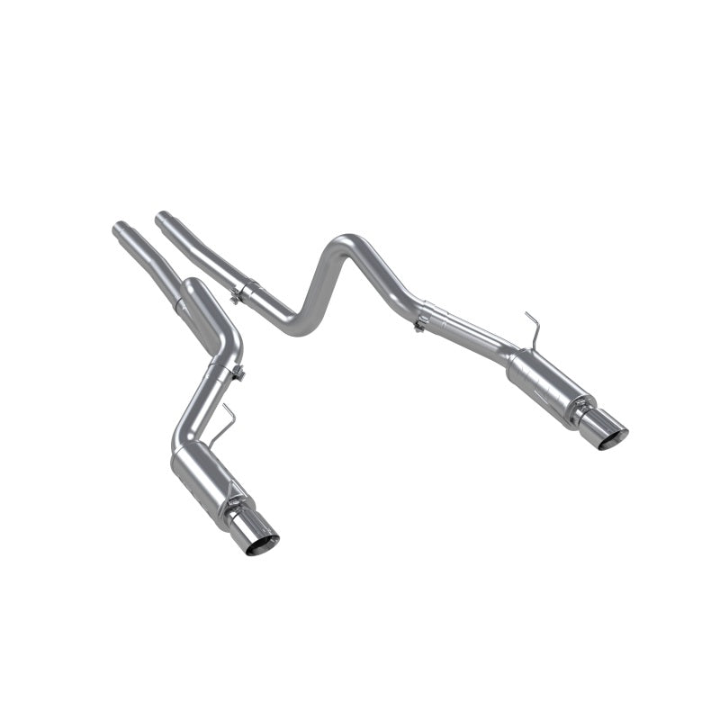 MBRP 05-09 Ford Shelby GT500 / GT Dual Split Rear Race Version, T409 4in Tips Exhaust System - T1 Motorsports